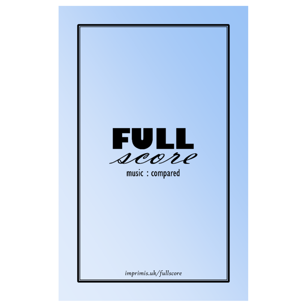 Full Score - Canticles I